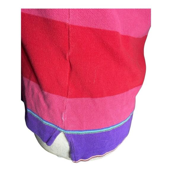 Vtg Ralph Lauren Striped Polo Tank Top Womens Size Large Tennis Prep Ivy League - Picture 10 of 10